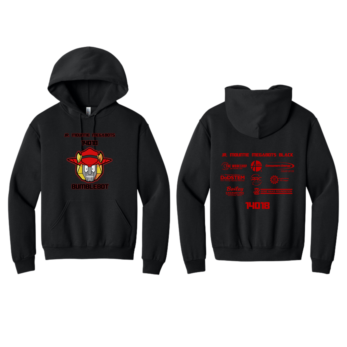 FTC Black Team Hoodie