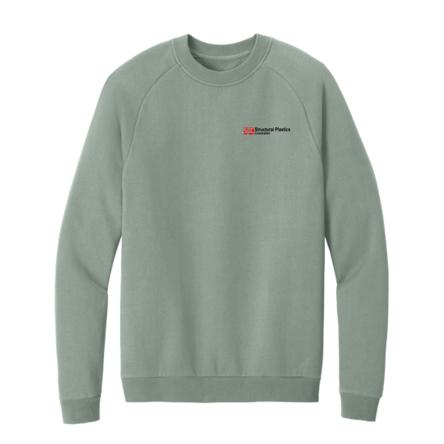 Structural Plastics Cloud Fleece Pocket Crewneck