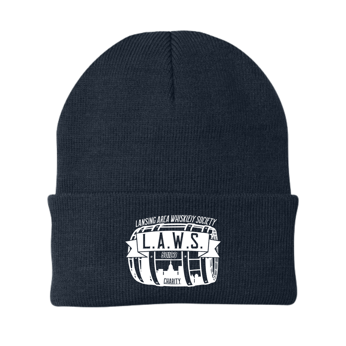 LAWS Embroidered Beanie