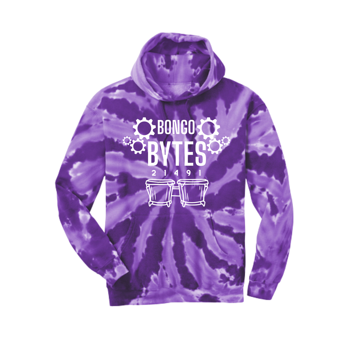 Bongo Bytes Tie-Dye Hoodie