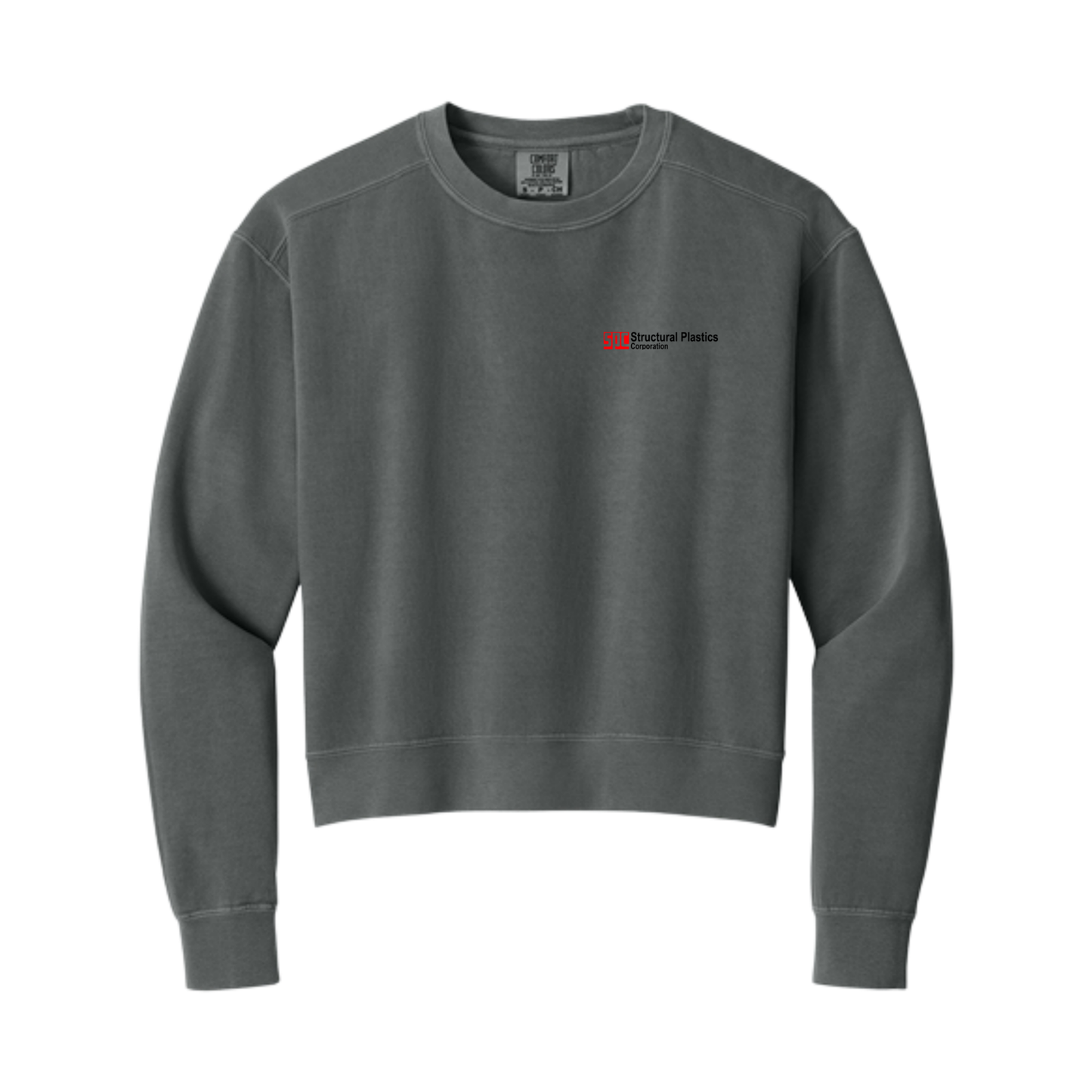 Structural Plastics Women's Mid-Length Pocket Crewneck