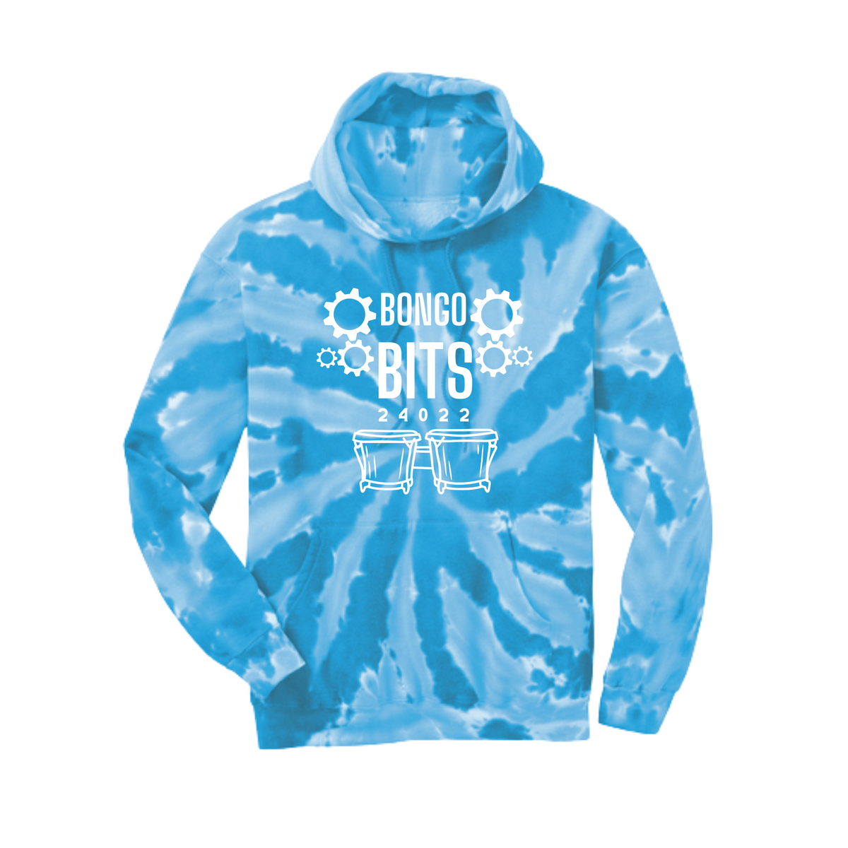 Bongo Bits Tie-Dye Hoodie