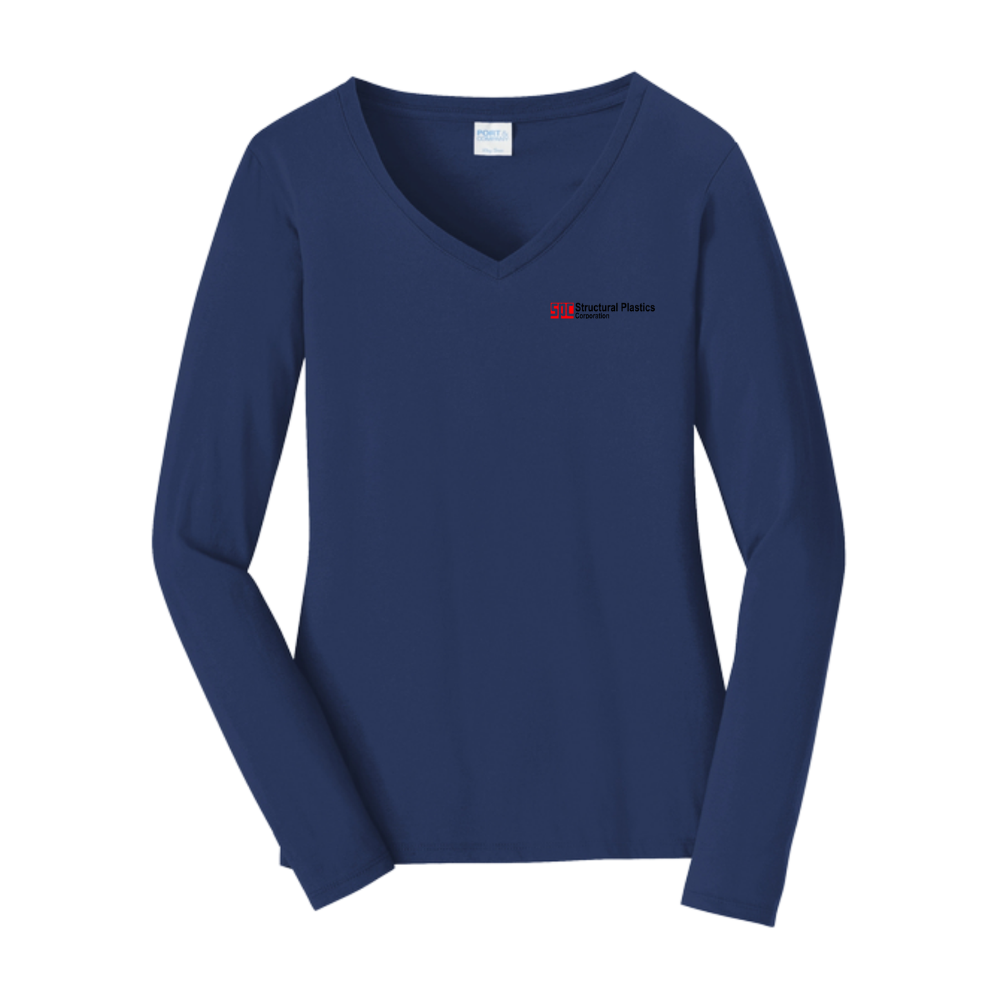 Structural Plastics Women's Long Sleeve V-Neck
