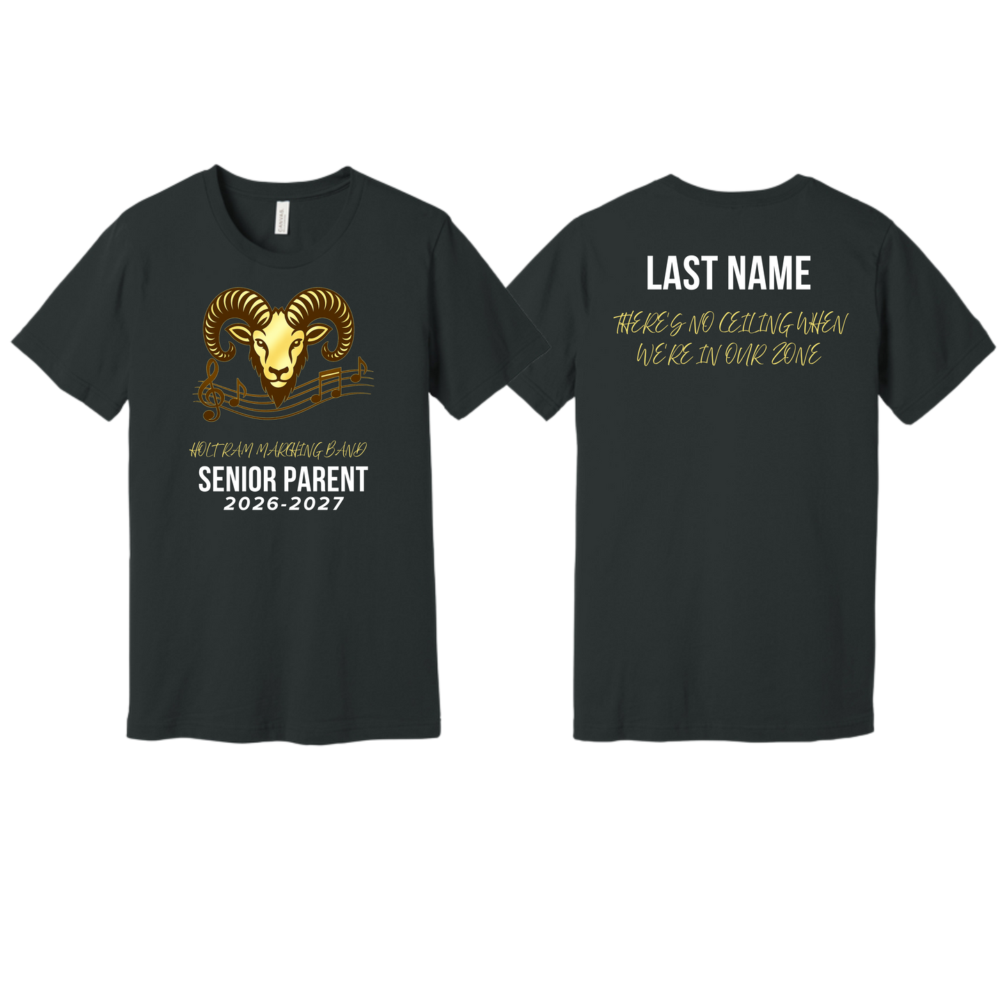 Holt Marching Band Senior Parent T-Shirt