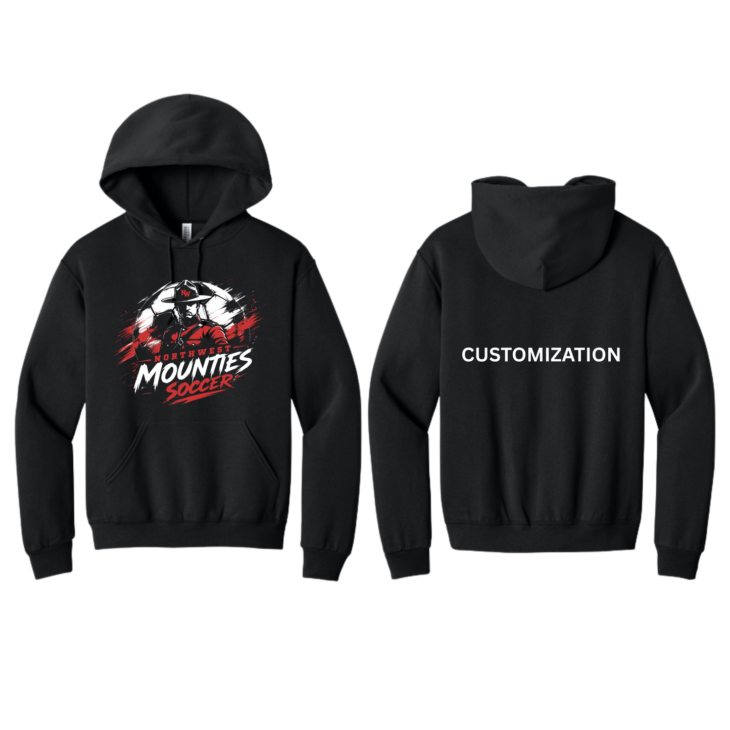 NW Mounties Soccer Hoodie