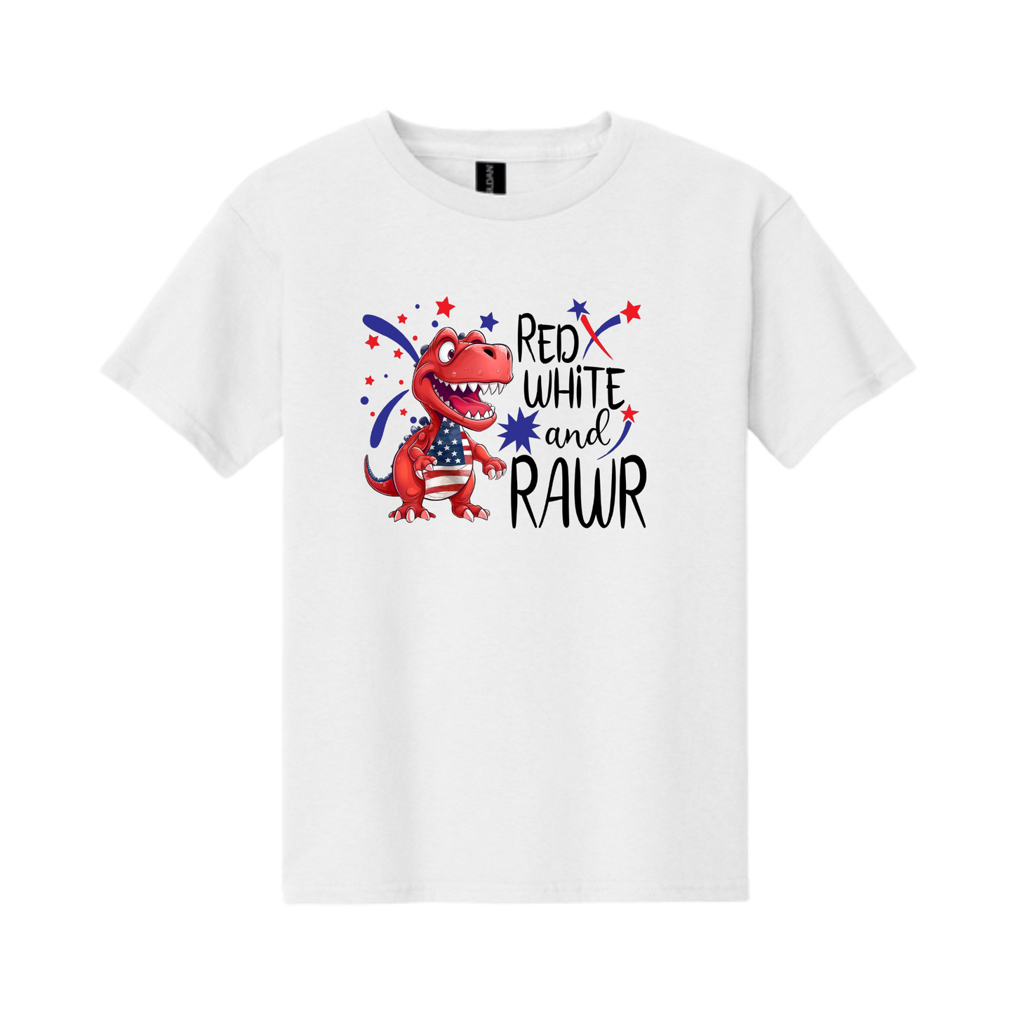 Red White and RAWR T-Shirt