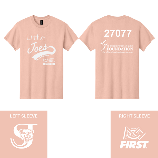 Little Joes Peach T-Shirt