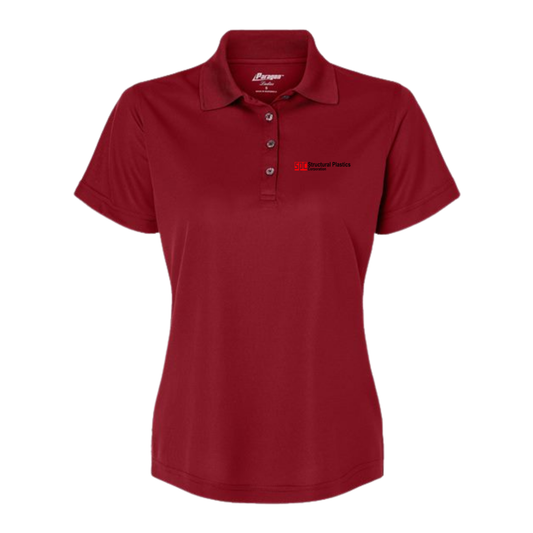 Structural Plastics Women's Mini Mesh Polo