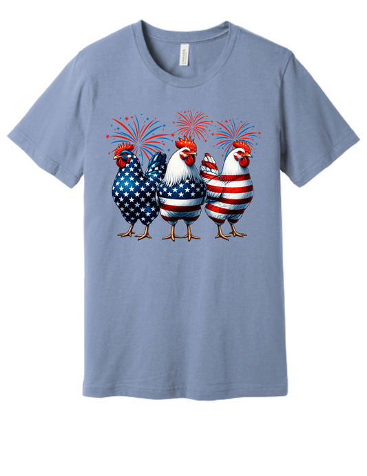 Chicken Fireworks T-Shirt