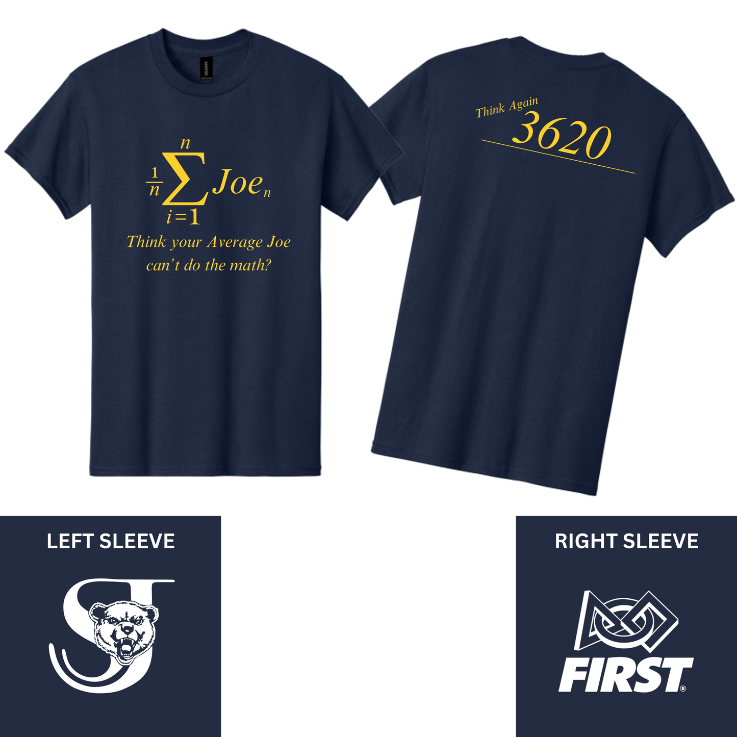 Average Joe's Math T-Shirt