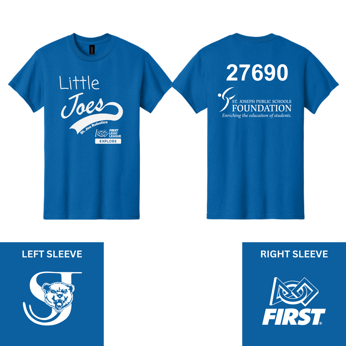 Little Joes Blue T-Shirt