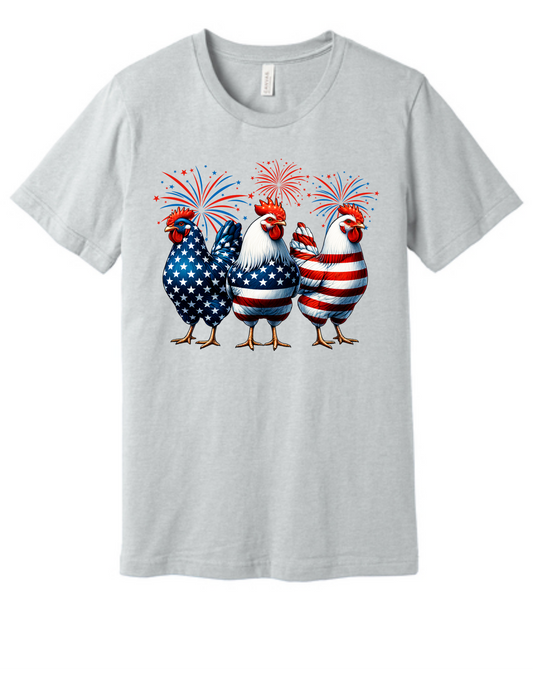 Chicken Fireworks T-Shirt