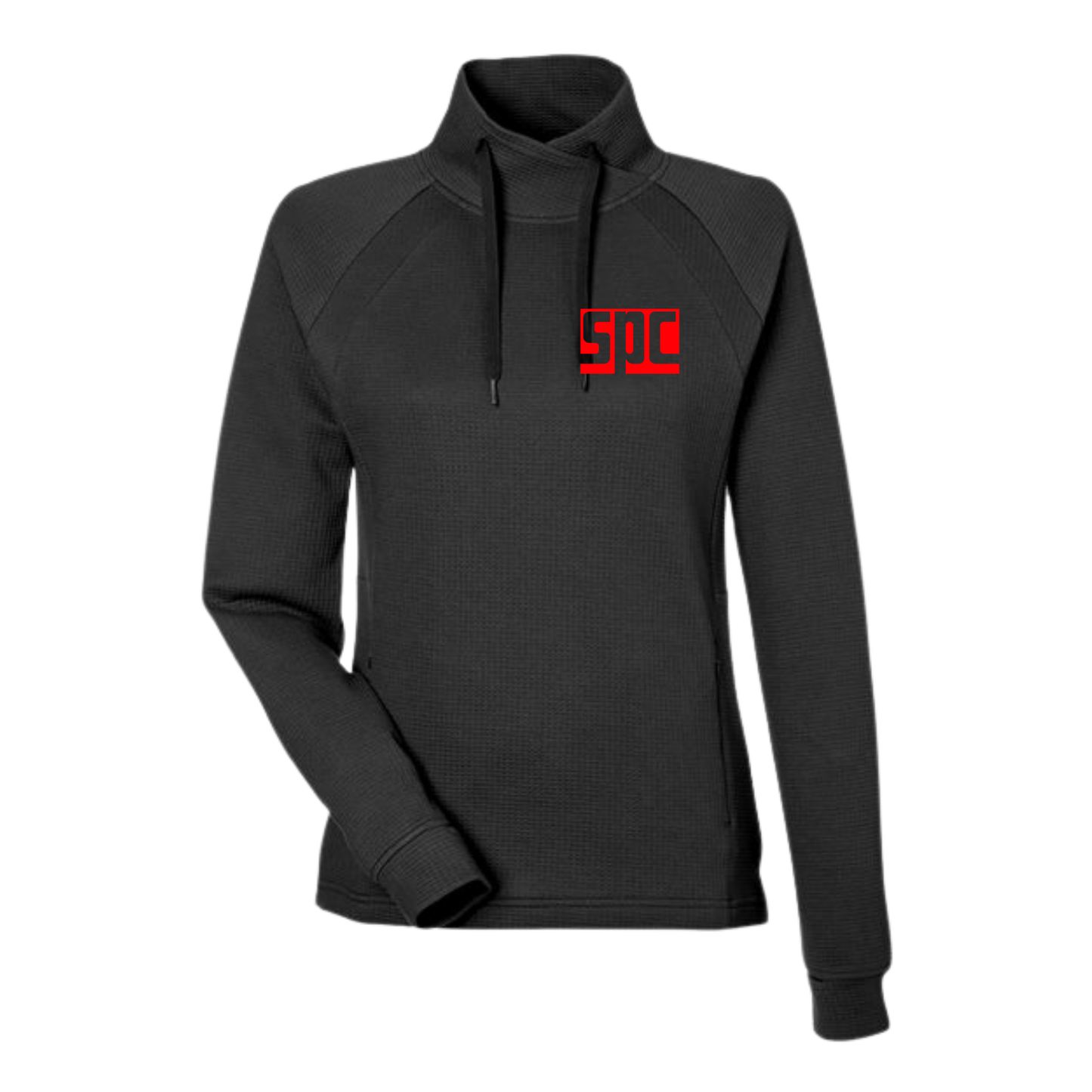 SPC Women's Embroidered Waffle Pullover