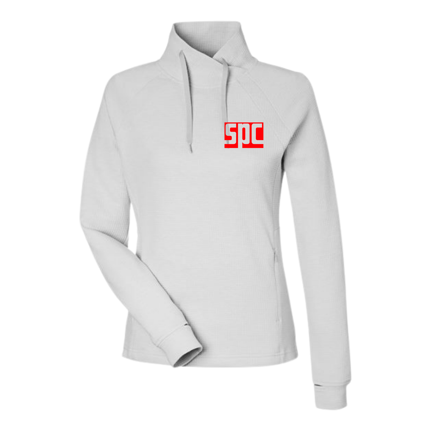 SPC Women's Embroidered Waffle Pullover