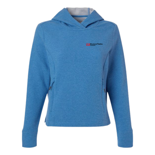 Structural Plastics Women's Textured Hooded Pullover