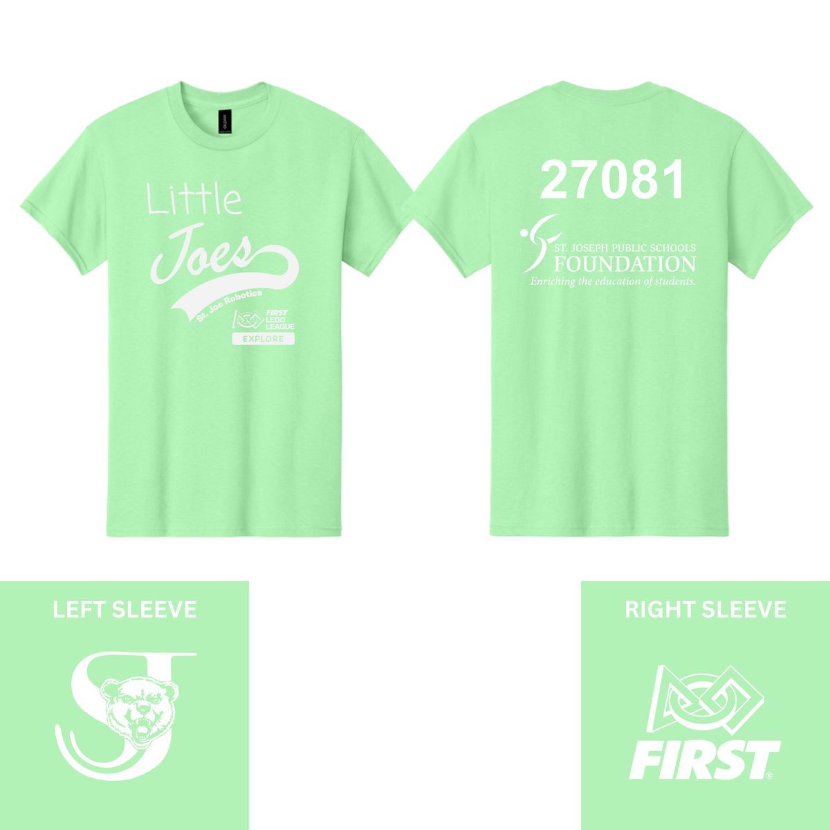 Little Joes Mint T-Shirt