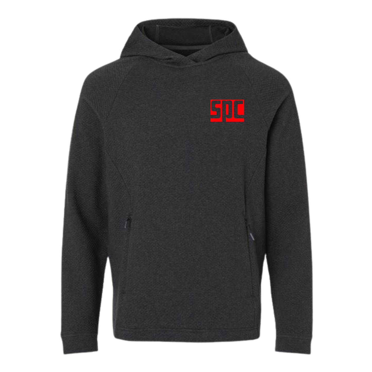 SPC Textured Hooded Pullover