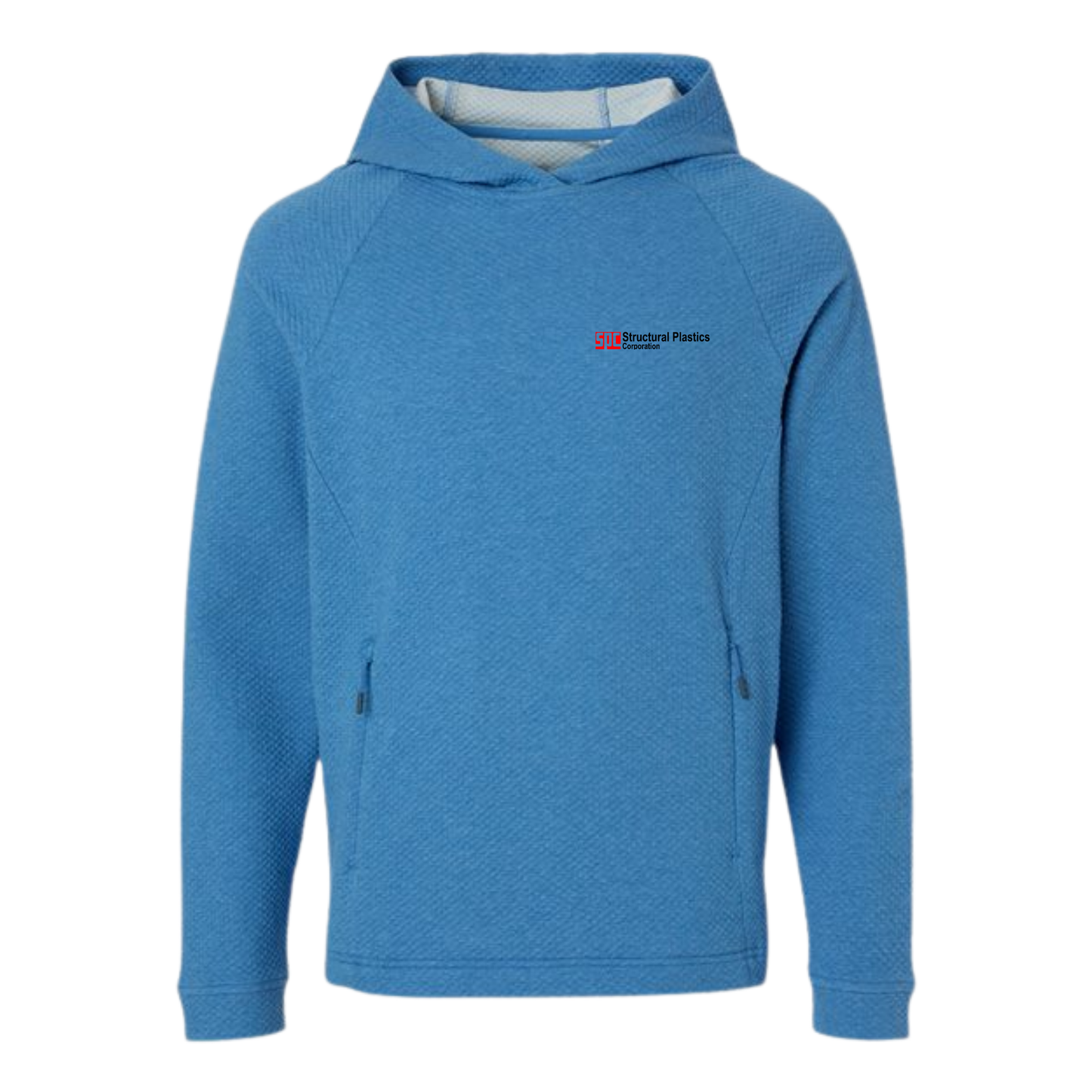 Structural Plastics Textured Hooded Pullover