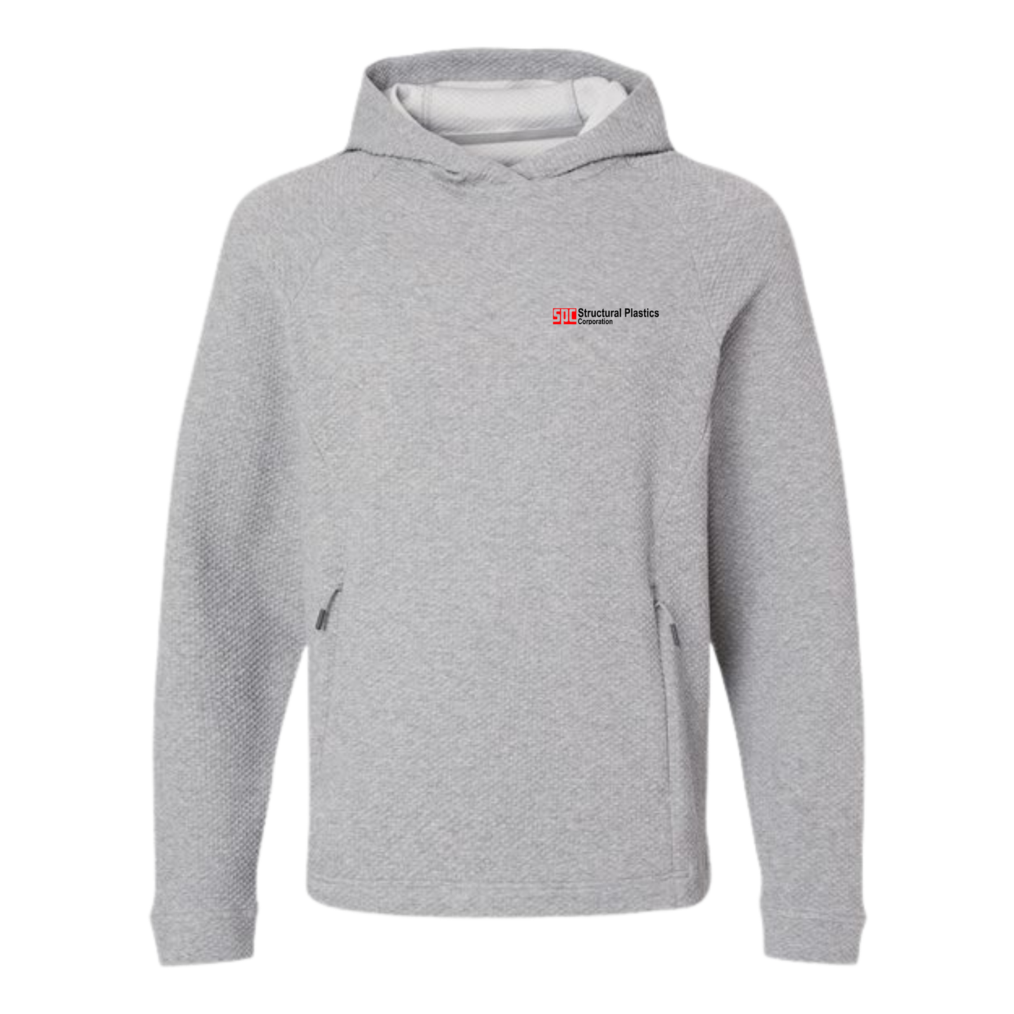 Structural Plastics Textured Hooded Pullover
