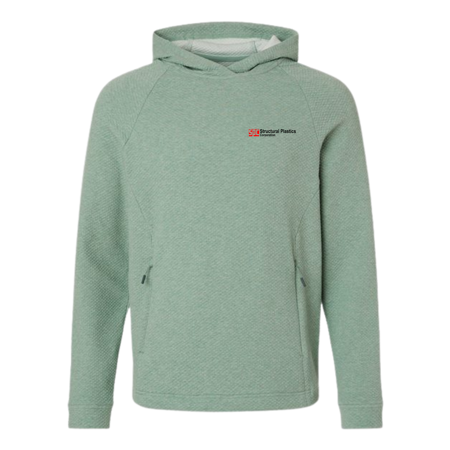 Structural Plastics Textured Hooded Pullover
