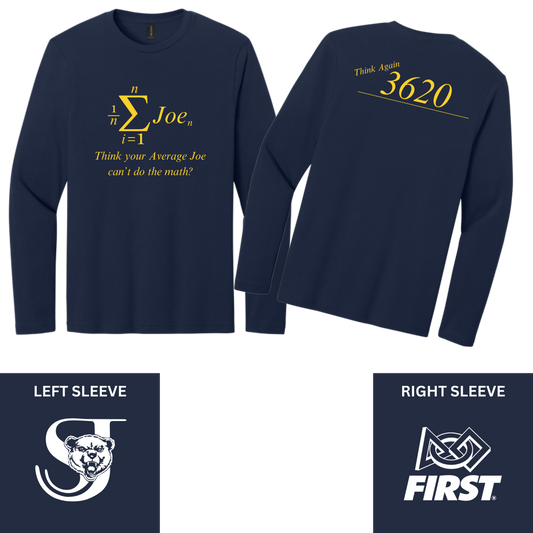 Average Joe's Math Long Sleeve Shirt