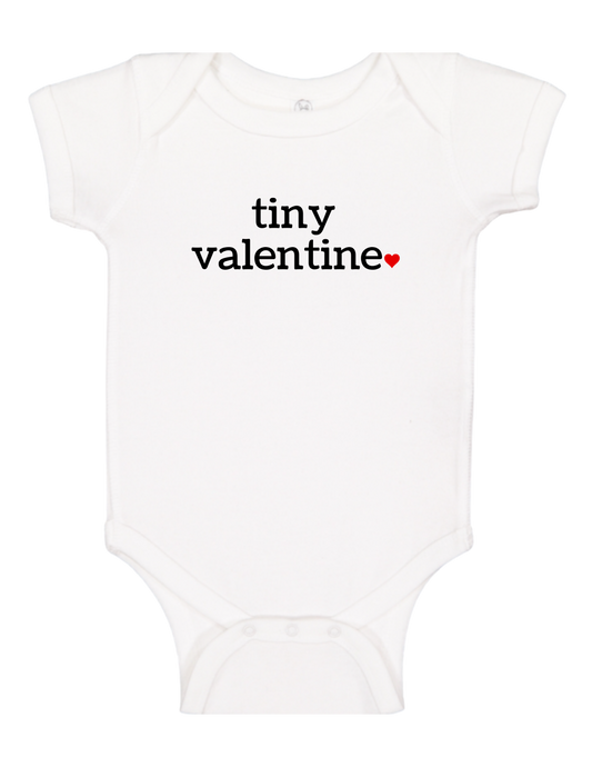 Tiny Valentine Onesie
