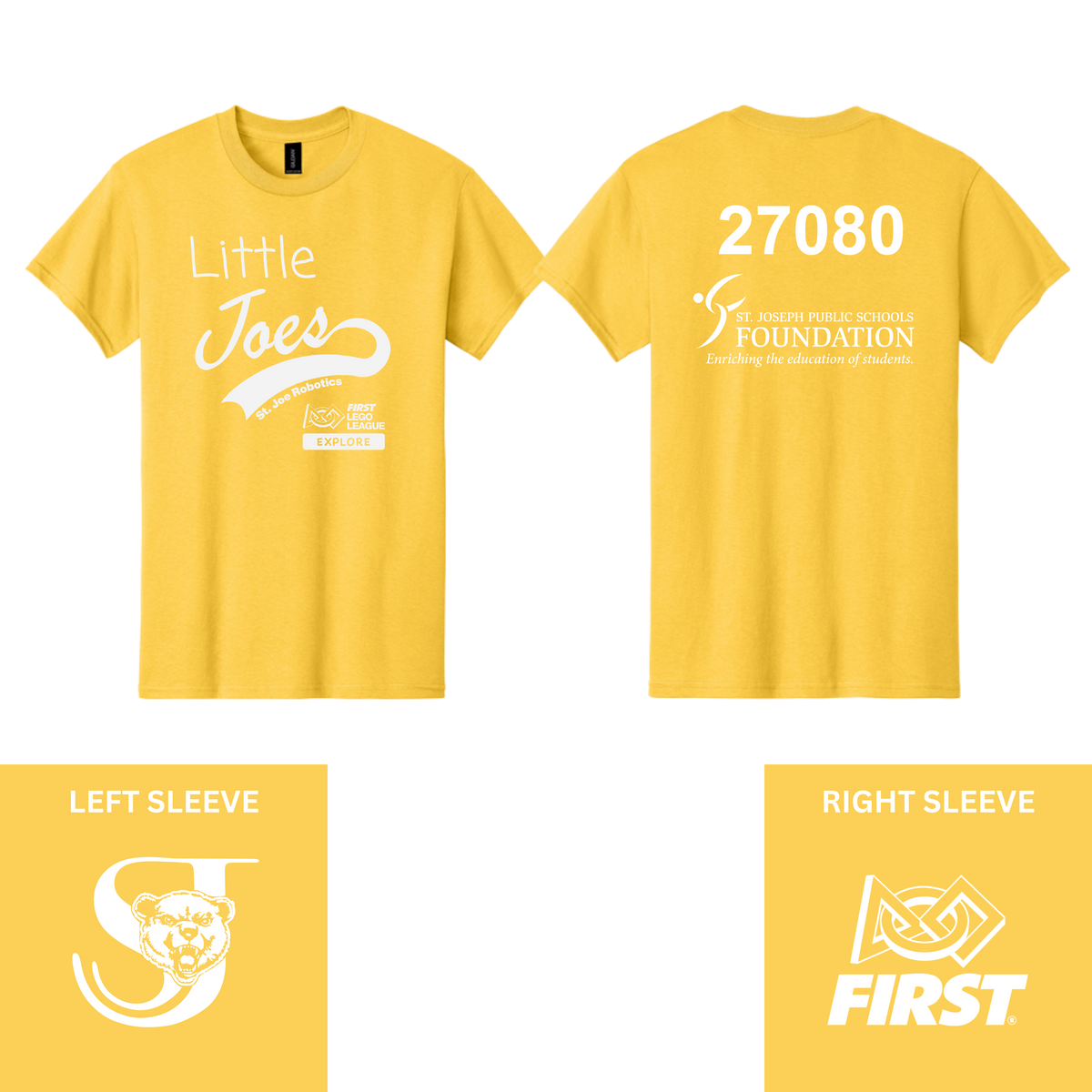 Little Joes Yellow T-Shirt