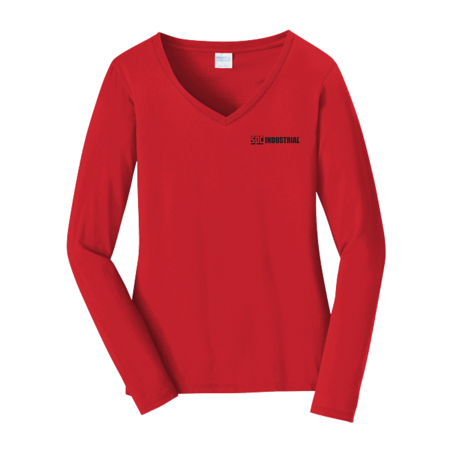 SPC Industrial Women's Long Sleeve V-Neck