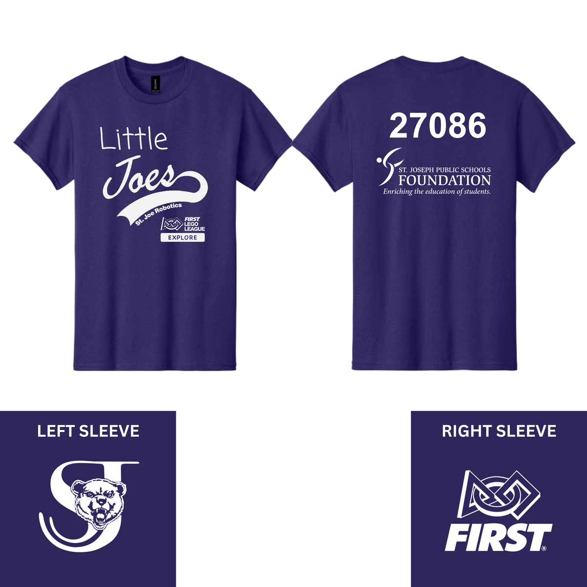 Little Joes Purple T-Shirt