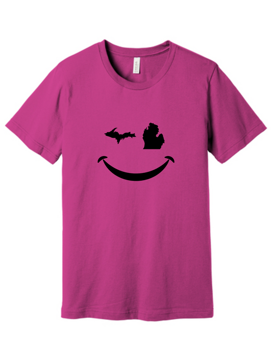 Michigan Smiley Face T-Shirt