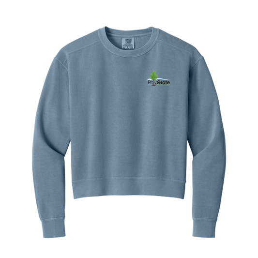 PolyGrate Women's Mid-Length Pocket Crewneck