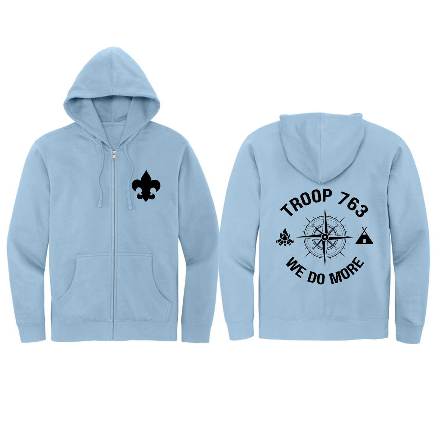 Troop 763 Full Zip Hoodie