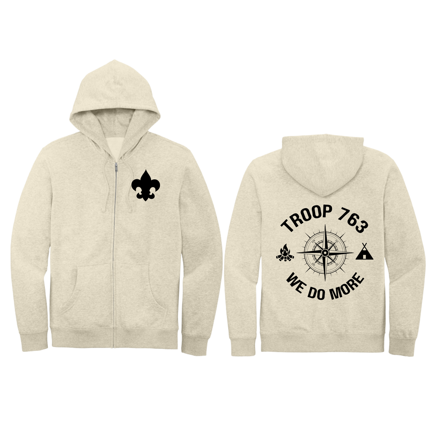Troop 763 Full Zip Hoodie