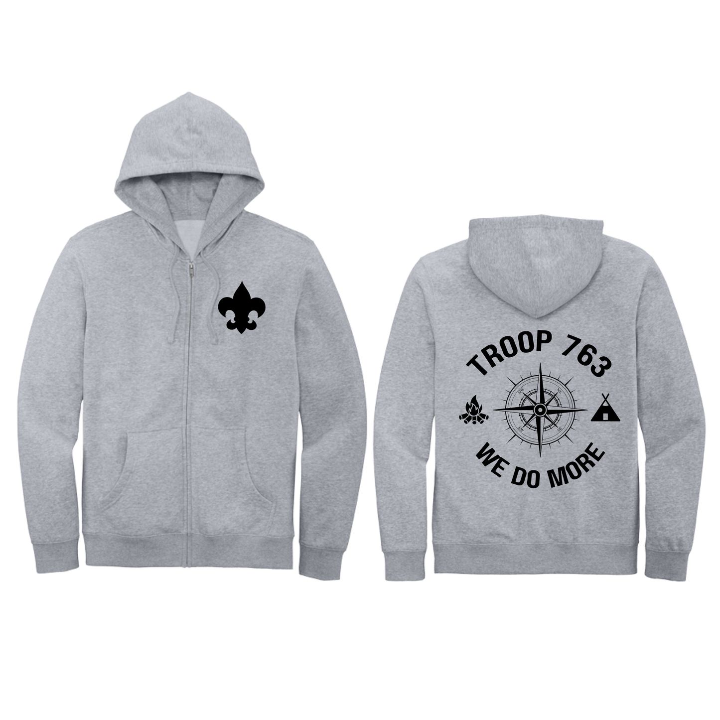 Troop 763 Full Zip Hoodie