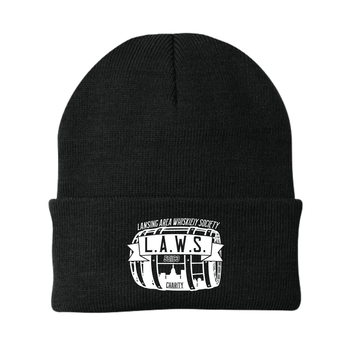 LAWS Embroidered Beanie