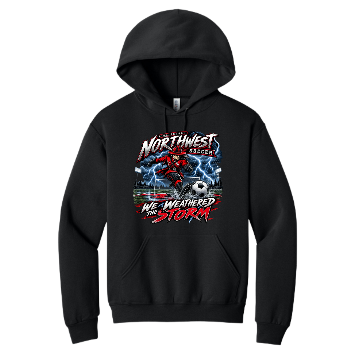 NW Mounties Soccer Hoodie