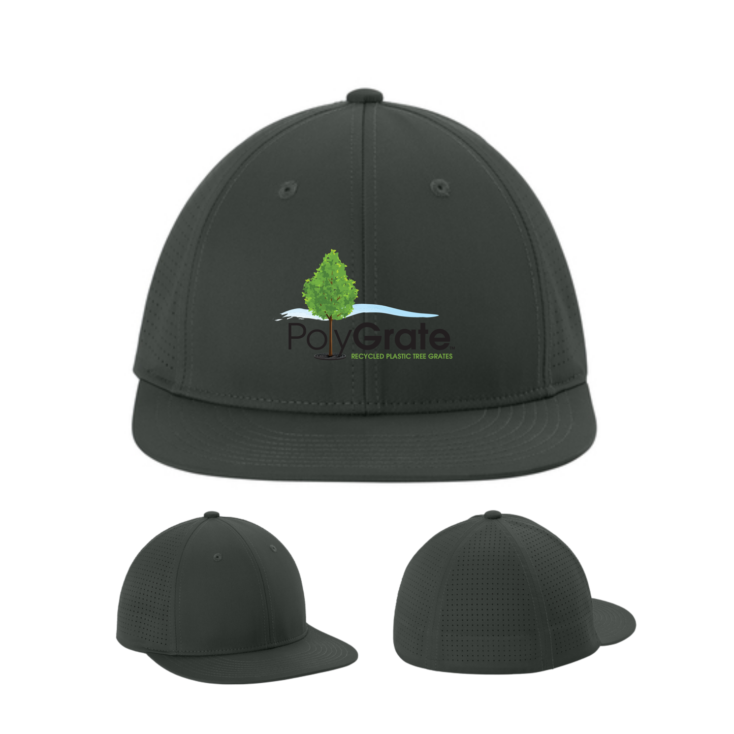 PolyGrate Embroidered Fitted Hat