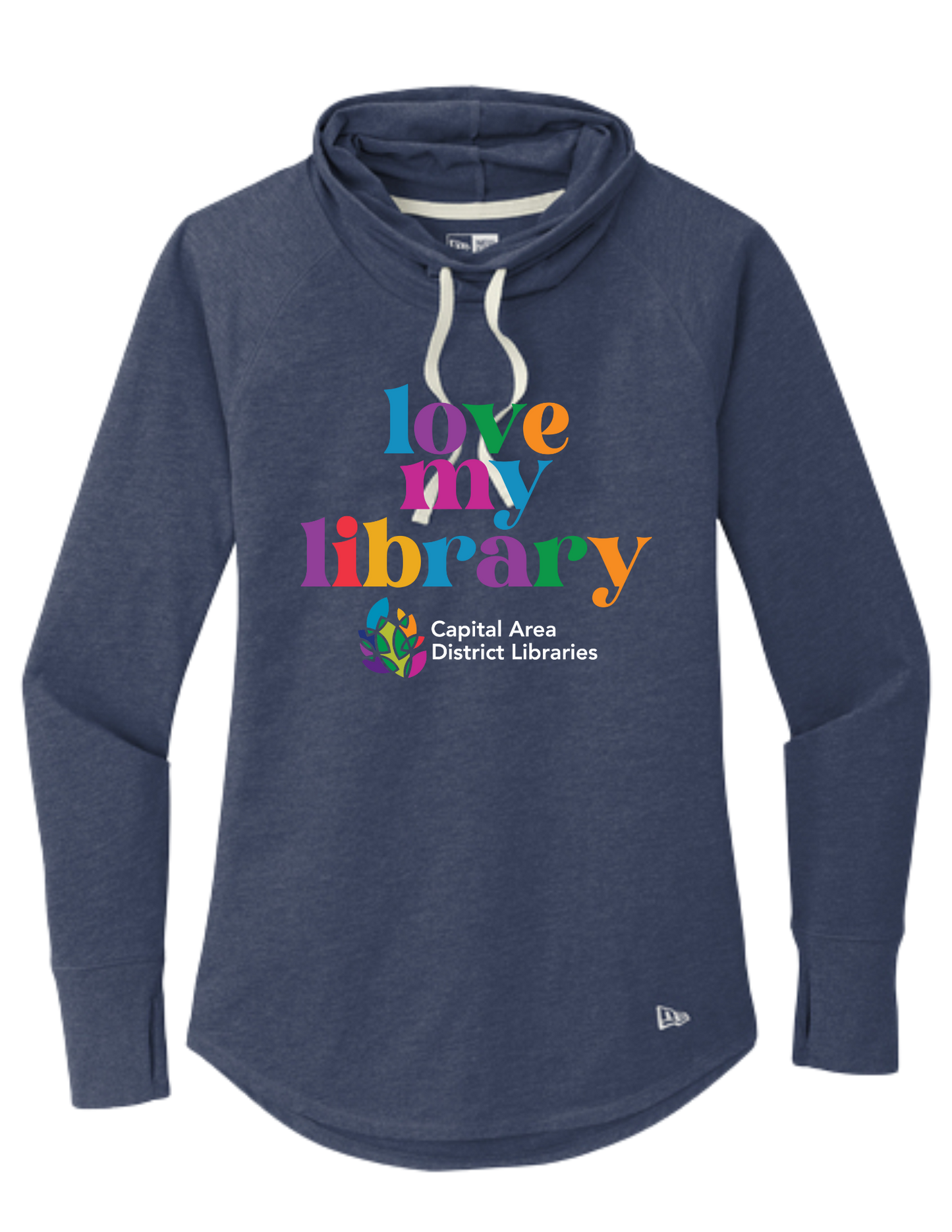 Love My Library Cowl Neck Tee