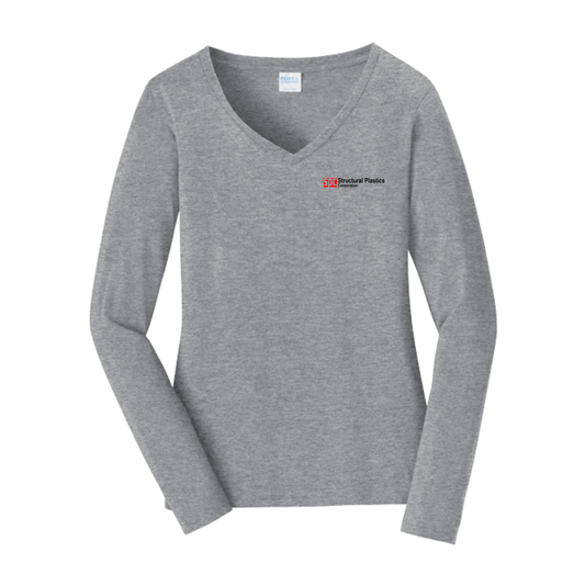 Structural Plastics Women's Long Sleeve V-Neck