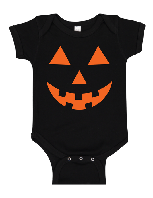 Pumpkin Face Onesie