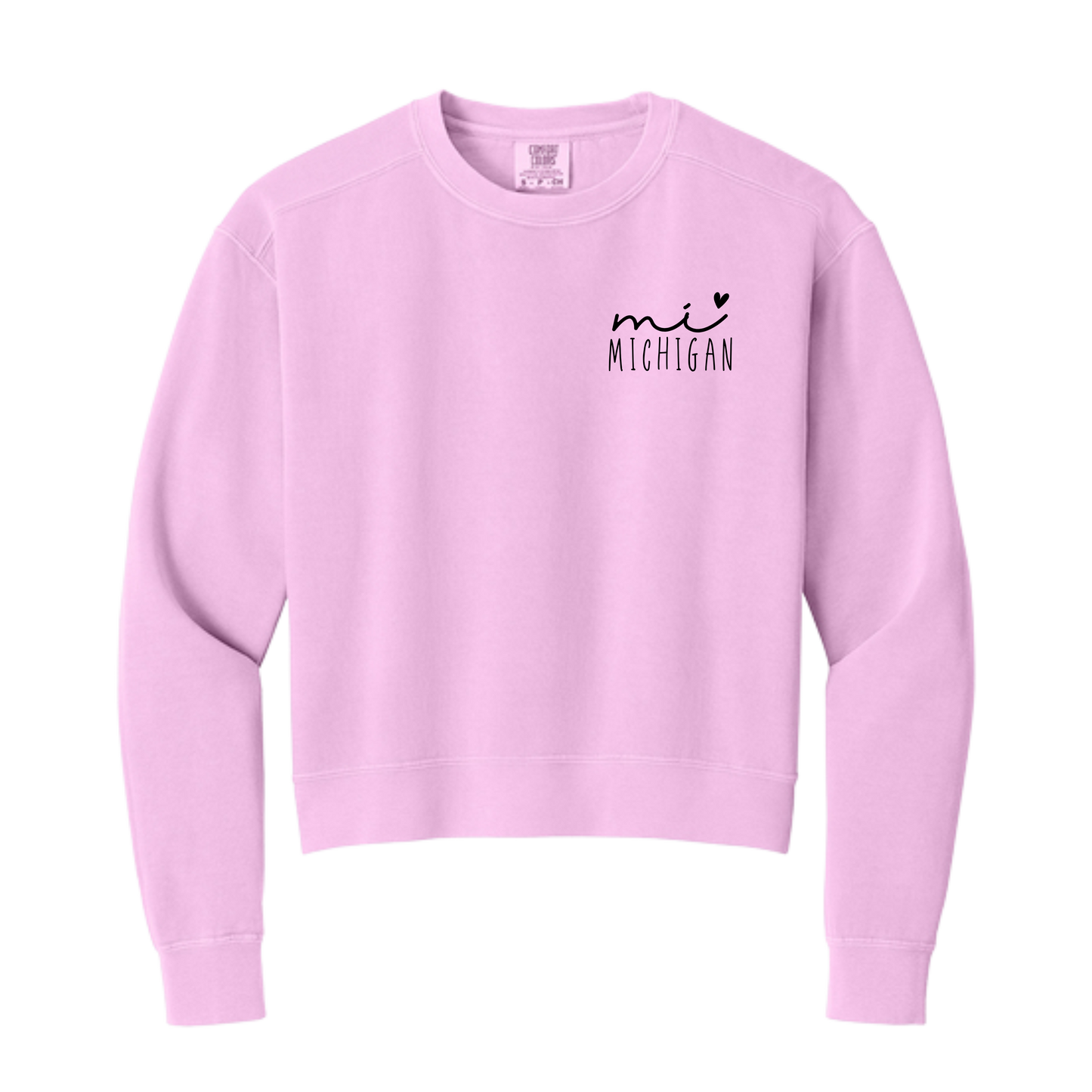 Michigan Women's Mid-Length Crewneck