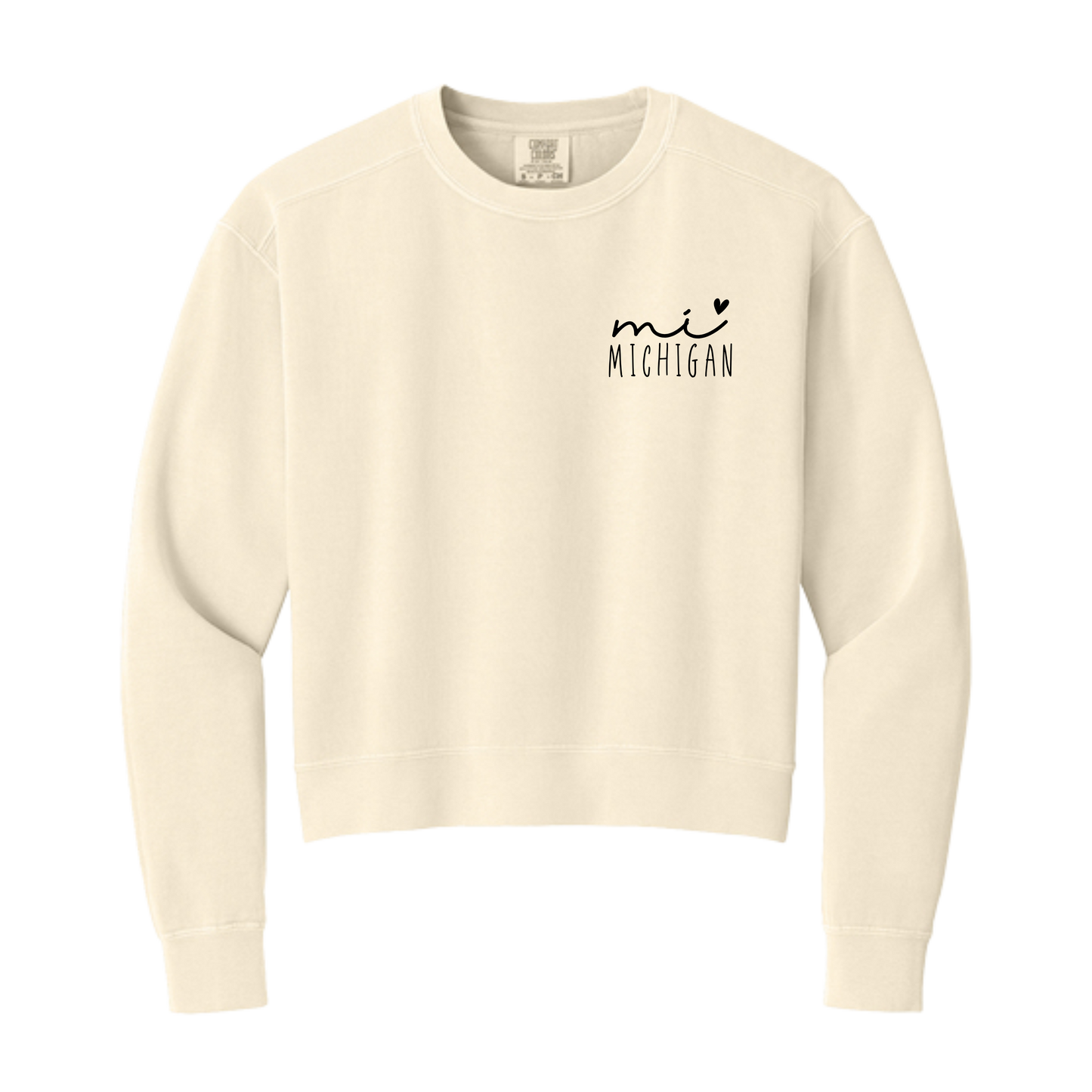Michigan Women's Mid-Length Crewneck