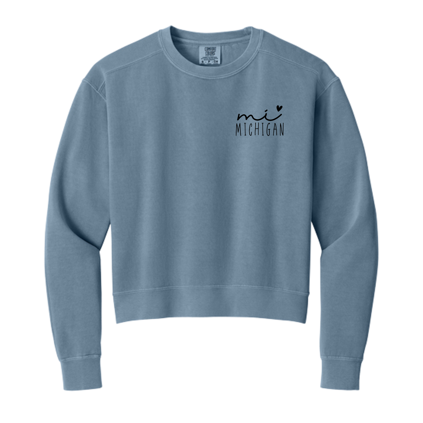 Michigan Women's Mid-Length Crewneck