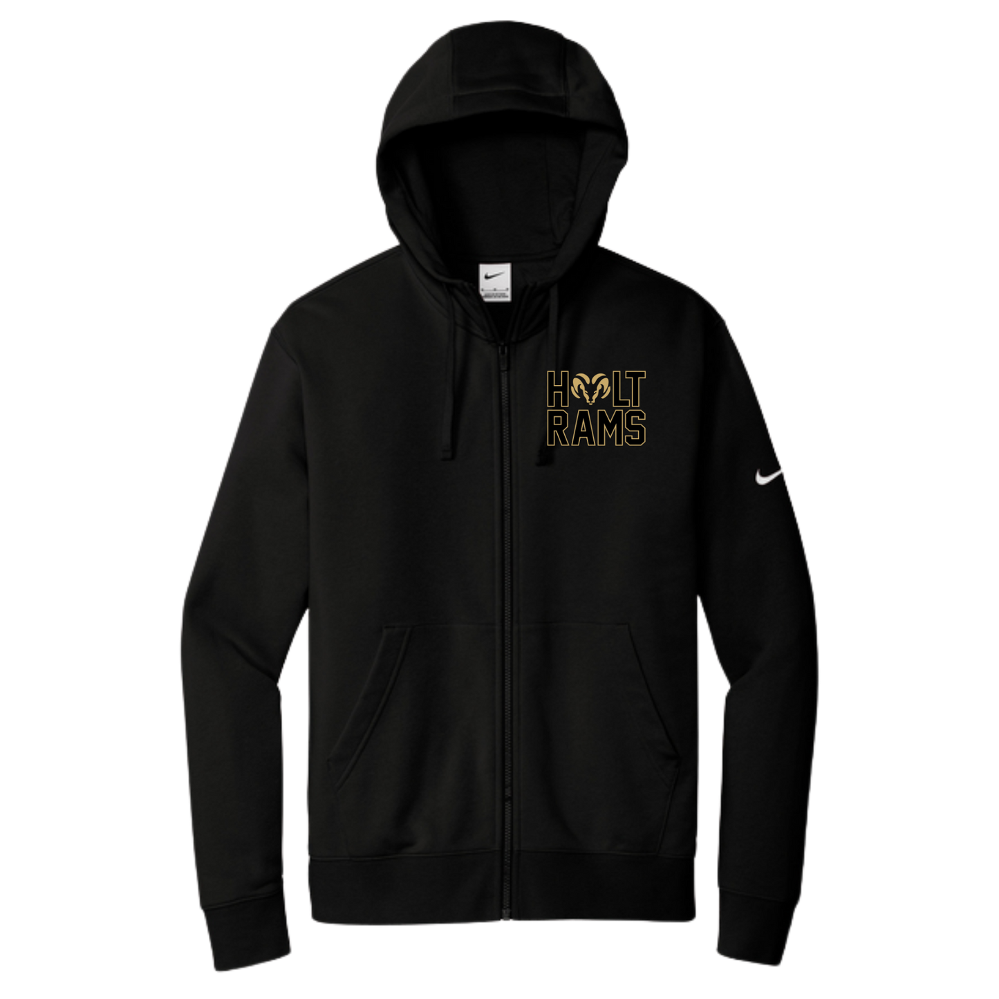Holt Rams Swoosh Sleeve Full-Zip Hoodie (Nike)