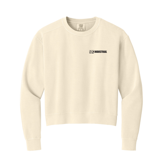 SPC Industrial Women's Mid-Length Pocket Crewneck
