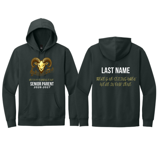 Holt Marching Band Senior Parent Hoodie