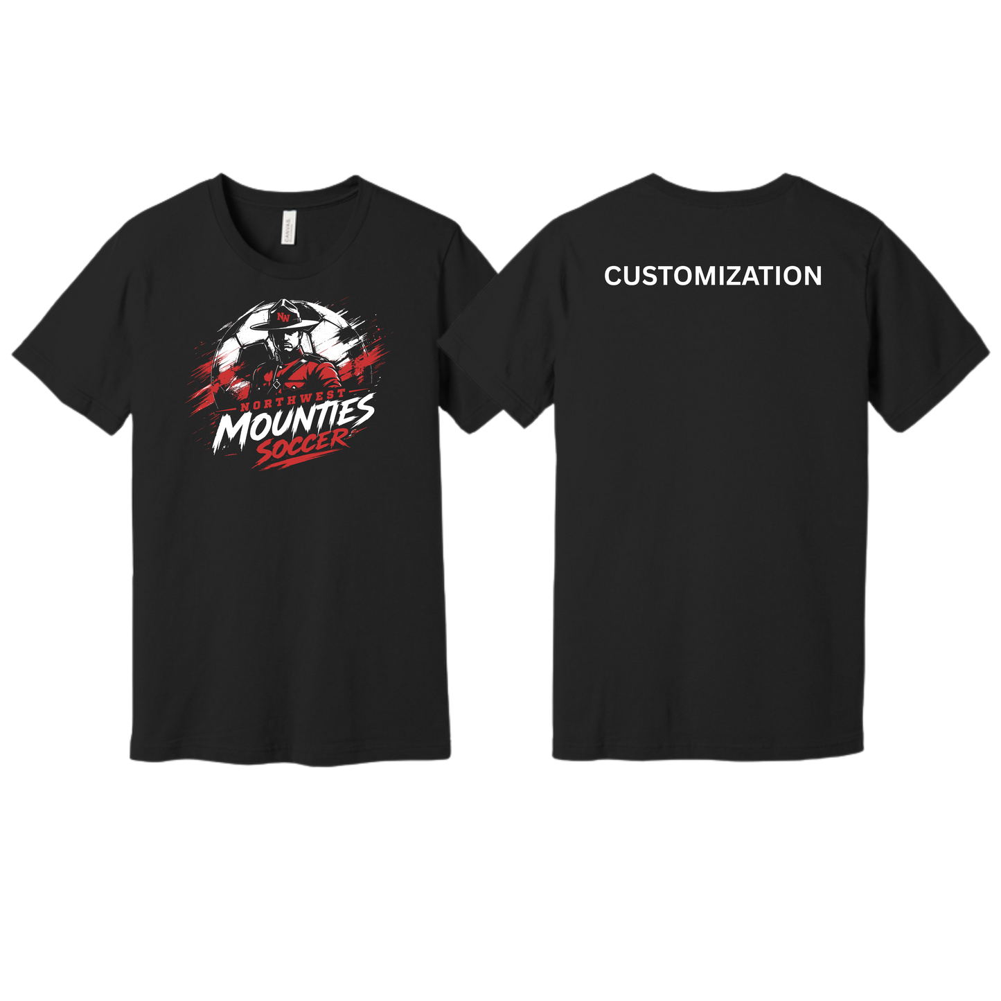 NW Mounties Soccer T-Shirt