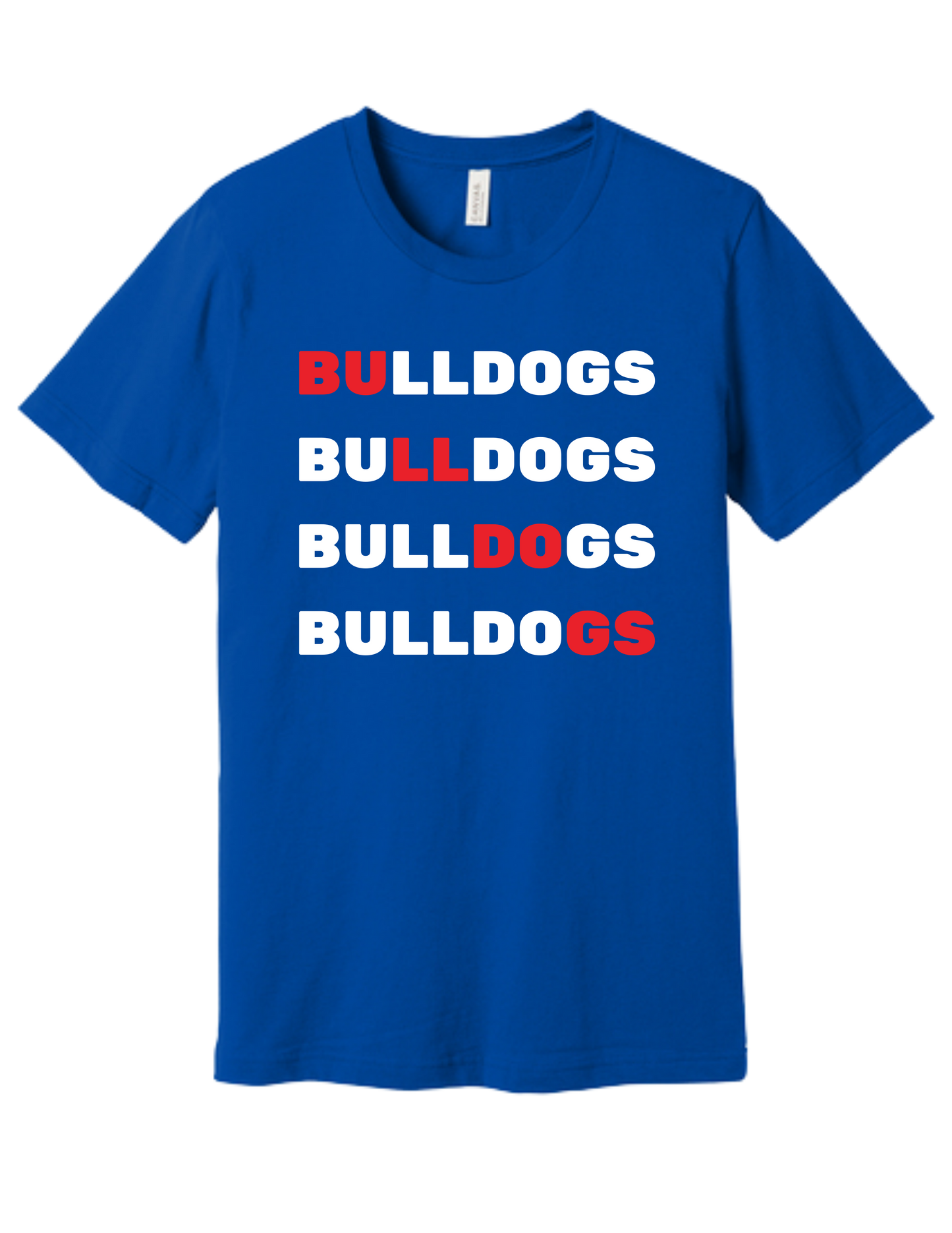 Diagonal Bulldogs T-Shirt