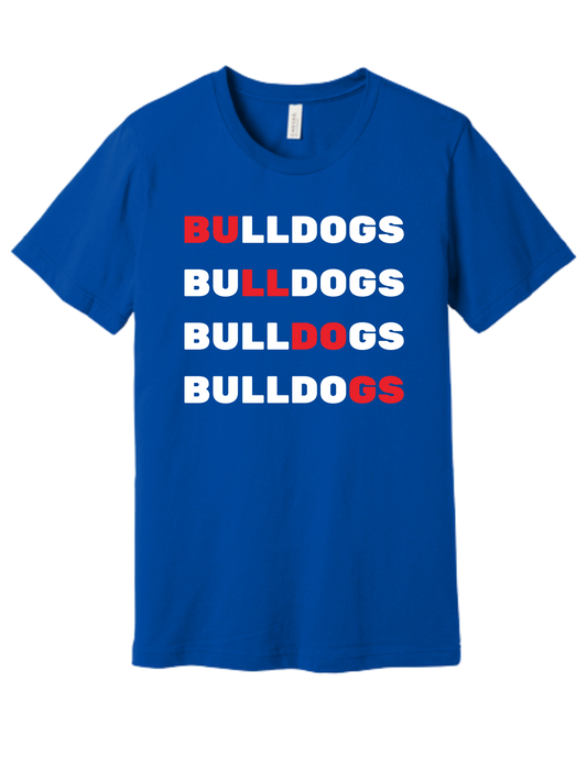 Diagonal Bulldogs T-Shirt