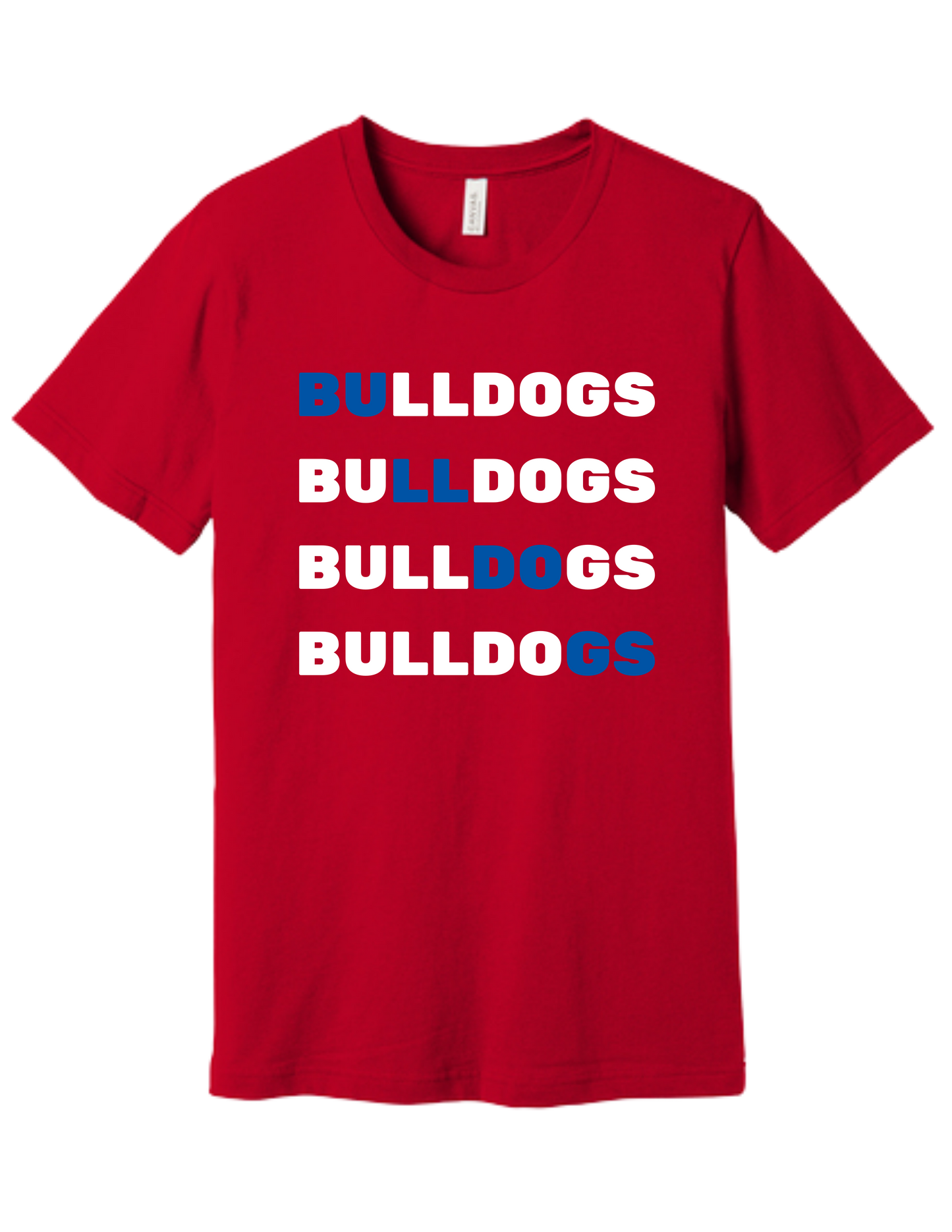 Diagonal Bulldogs T-Shirt